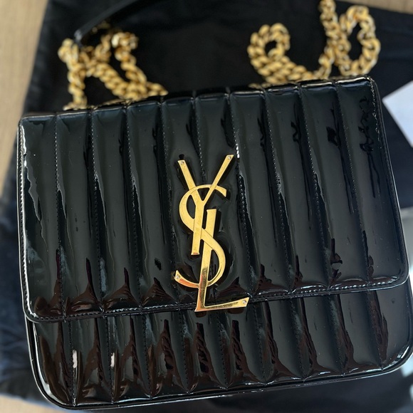 YSL PATENT VICKY - Picture 3 of 7